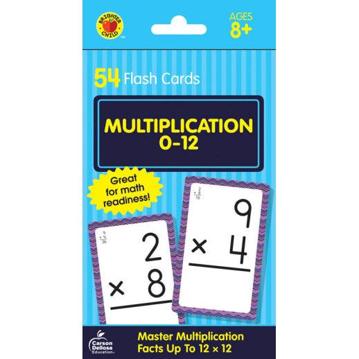 Brighter Child Flash Cards - Multiplication 0-12