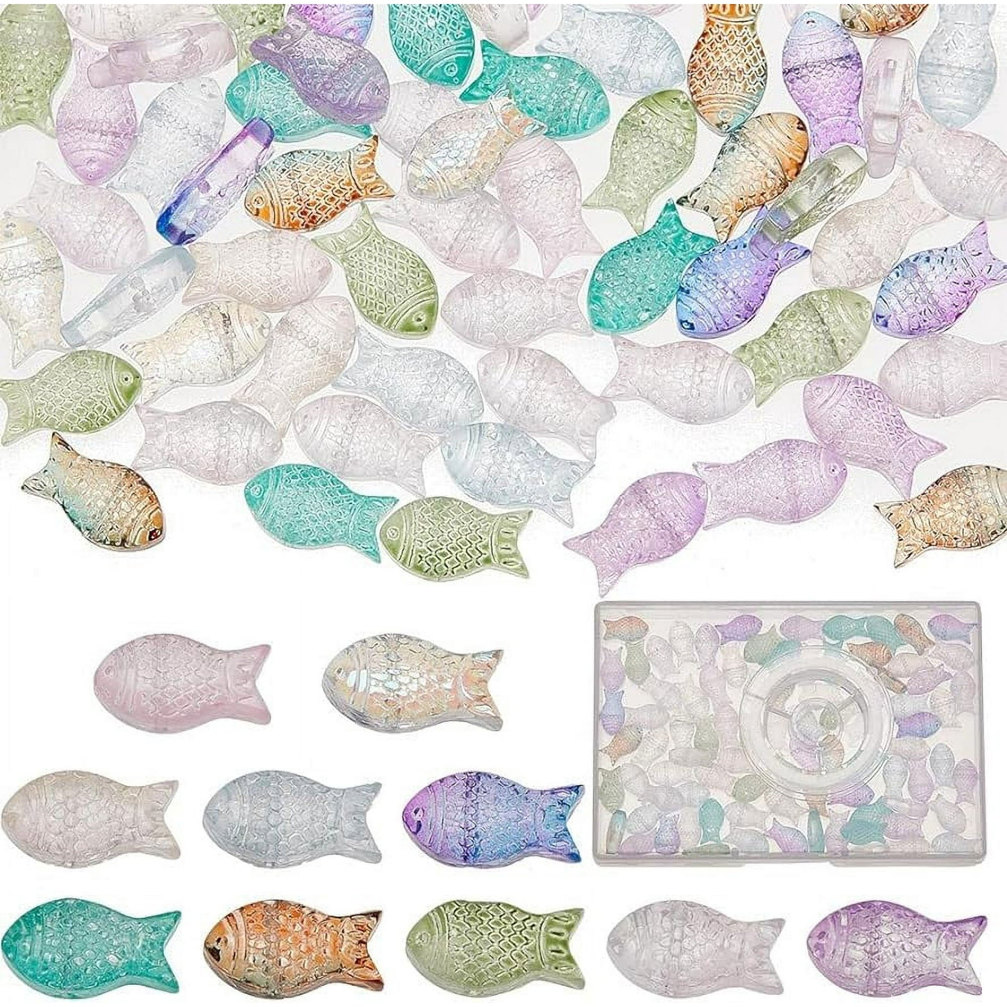 BEADS: Fish Beads, 100/pk