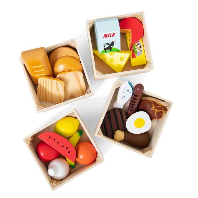 PLAY FOOD: Food Groups Set, 21-pc set, 4 Food Groups
