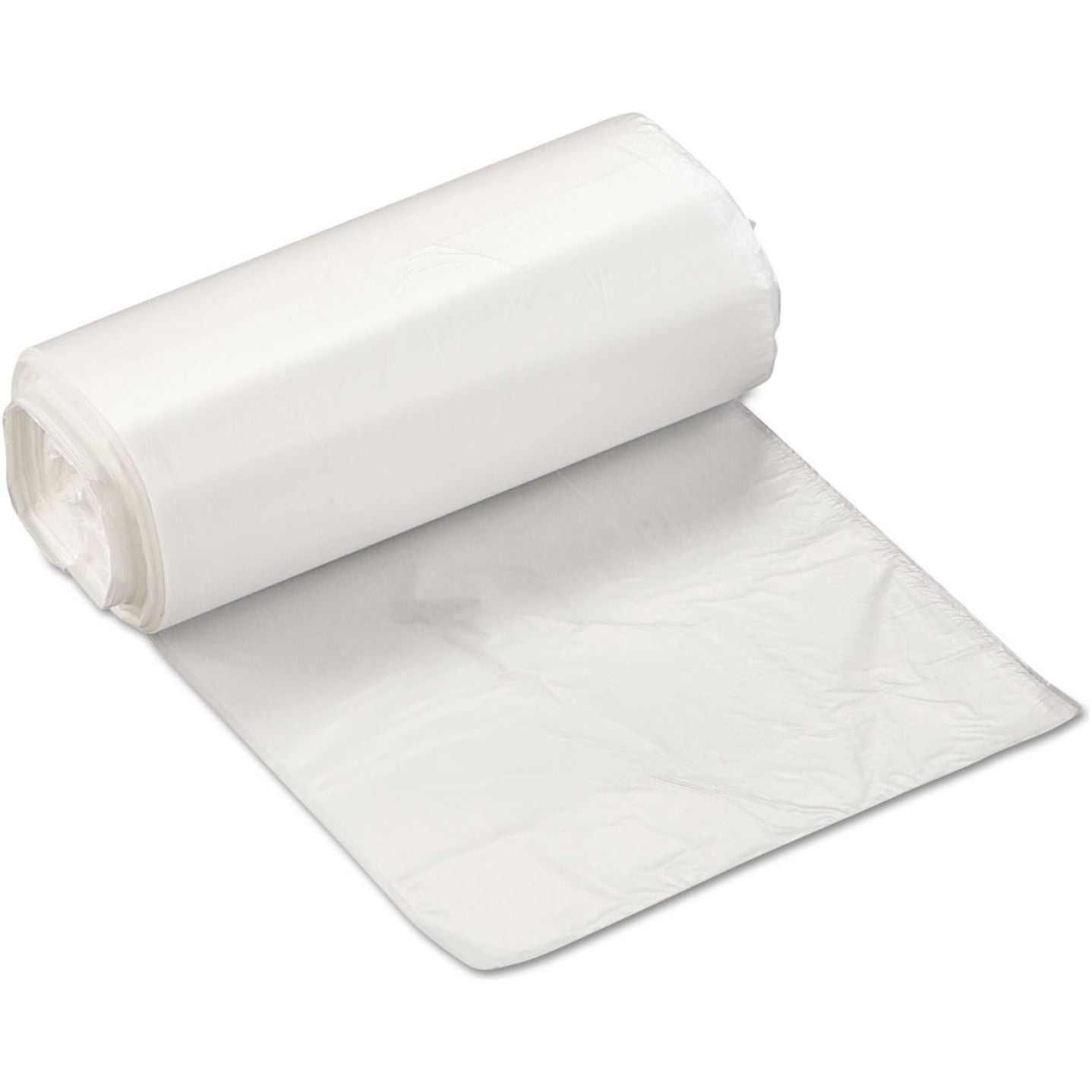 Trash bags, white, 4 gallon bags, at least 36/bx