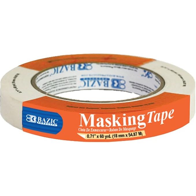 TAPE: masking, 3/4", 60 yds