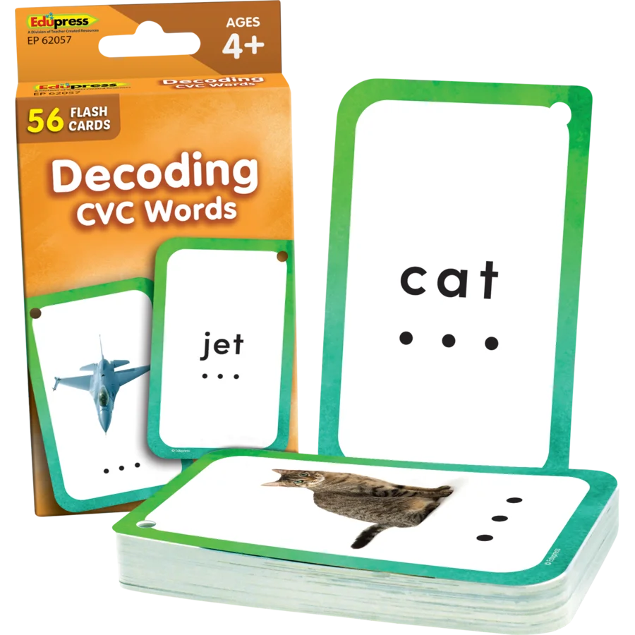 Flash Cards: Consonant Vowel Consonant