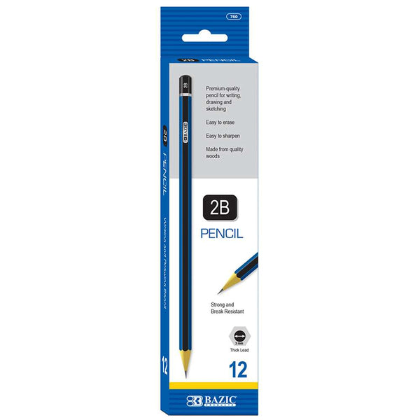 PENCIL: Drawing, #2B, 12/pk