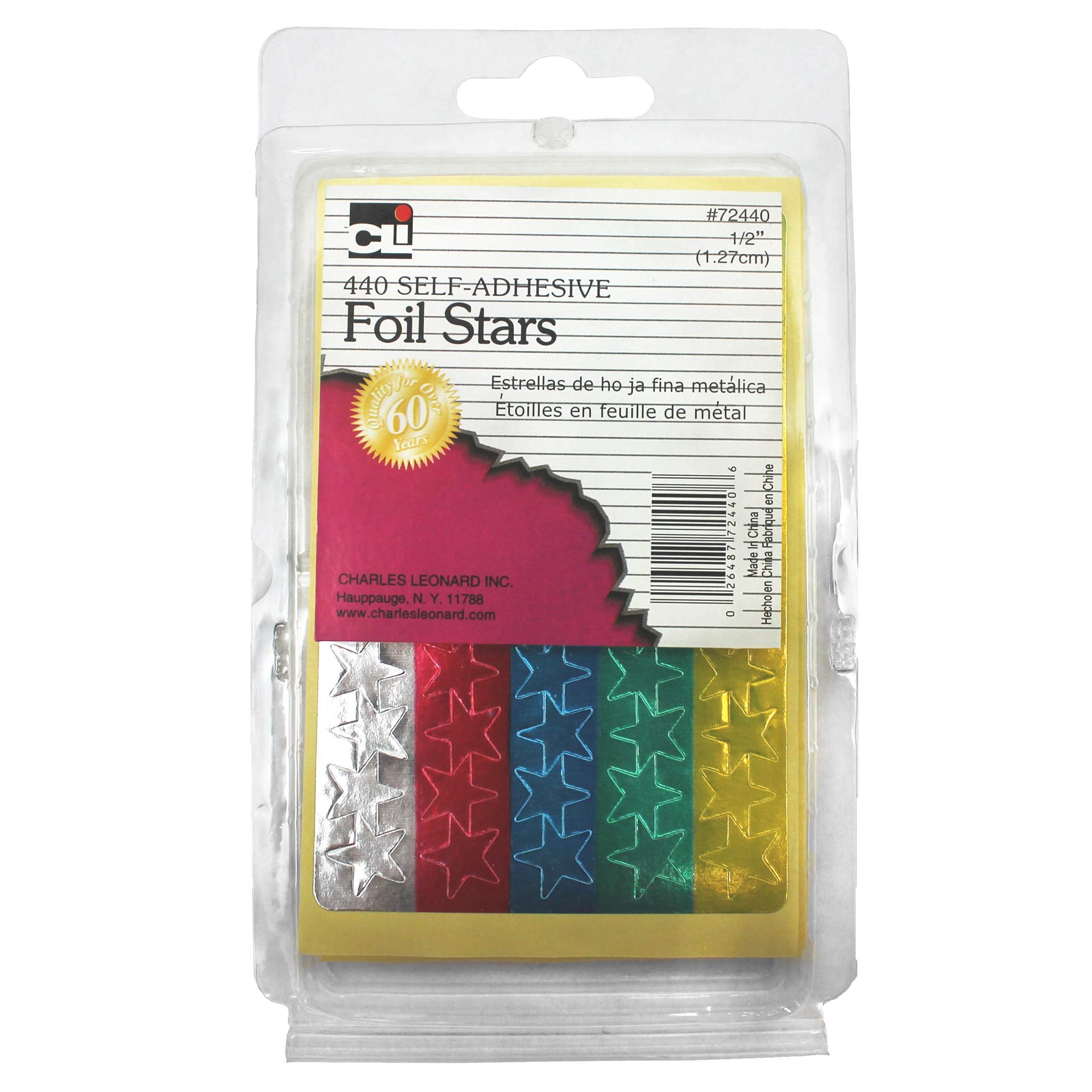 STICKER: Sparkle Stickers Stars, Multicolored, 400/pk