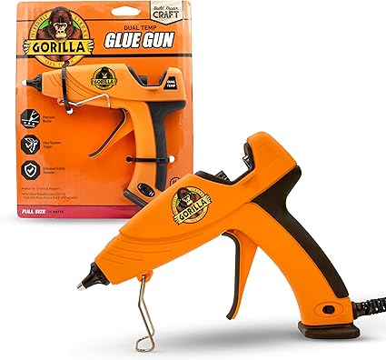 Gorilla Hot Glue Gun (Pack of 1) - Dual Temp Full Size 