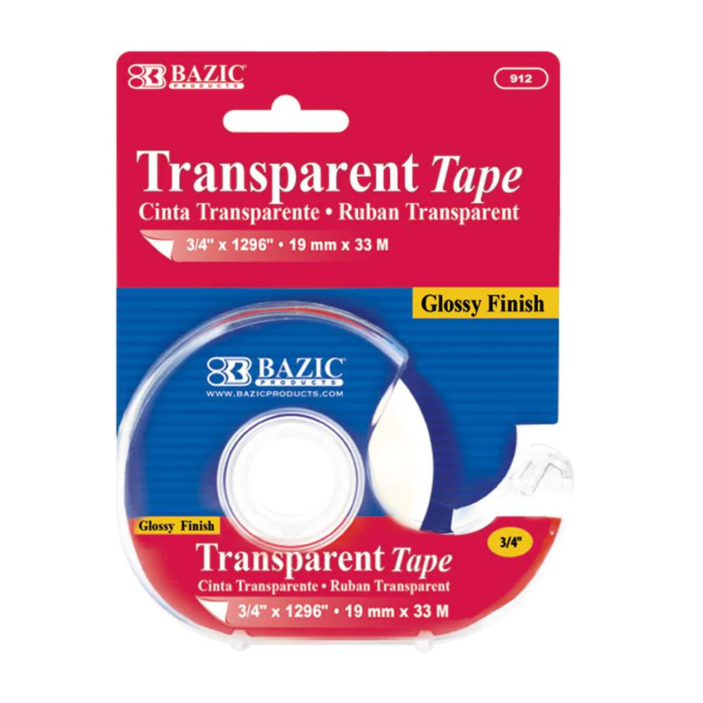 TAPE: Transparent in plastic dispenser
