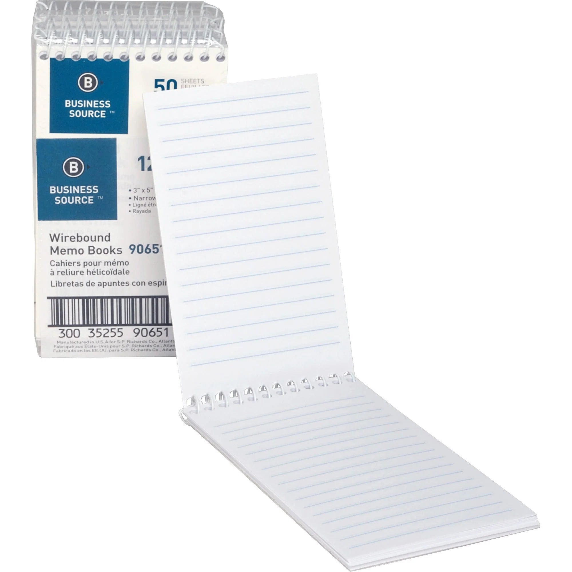 PAPER: Memo Pad, Spiral, 3x5" to 5x8", Side or Top Binding