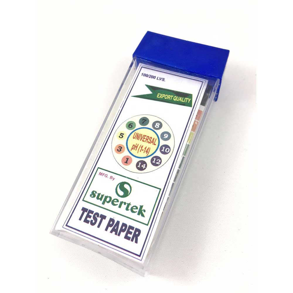 TEST STRIPS: Wide Range pH Test Strips, Vial of 100