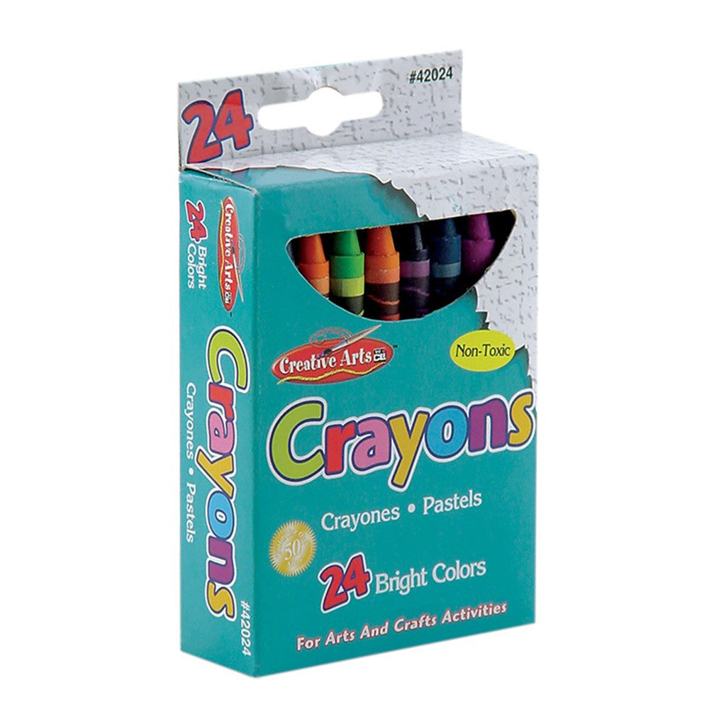 CRAYONS: 24 ct, tuck box