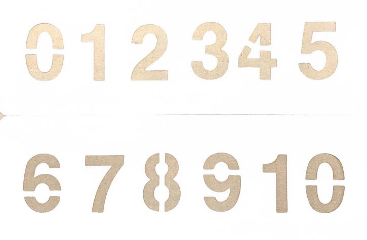 Number Stencil Set, 2"