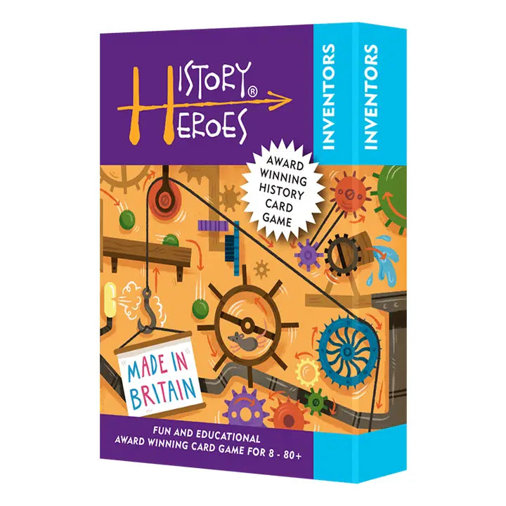 History Heroes: Inventors Family Quiz Card Game