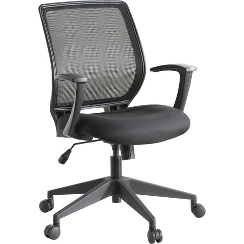 Lorell Executive Mid-back Work Chair - Black