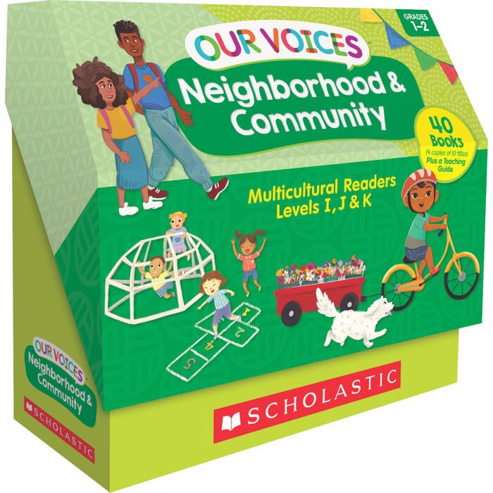 Our Voices: Neighborhood & Community Multicultural Readers, Multiple-Copy Set, 40 books