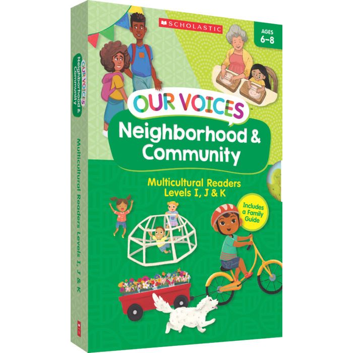Our Voices: Neighborhood & Community Multicultural Readers, Single-Copy Set, 10 books