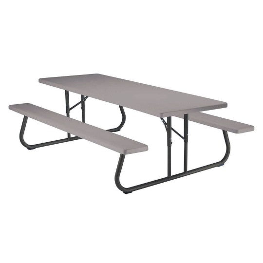 Lifetime 8-Foot Classic Folding Picnic Table - Putty