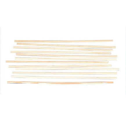 DOWEL: Wood, 1/4 x 12", 12/pk
