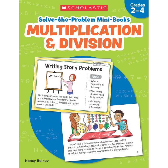 Solve-the-Problem Mini Books: Multiplication & Division