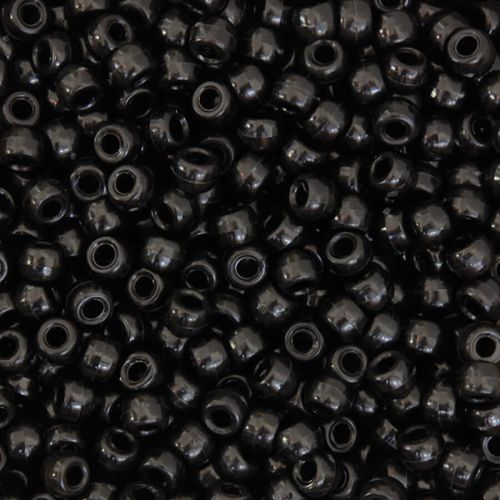 BEADS: Beads, Black, approx 700/pk