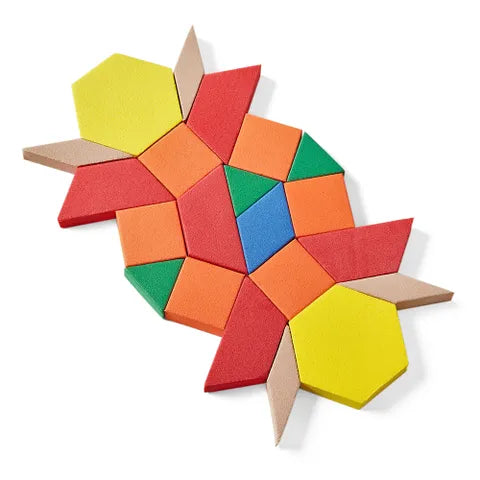 Foam Pattern Blocks, 1-cm, Set of 250