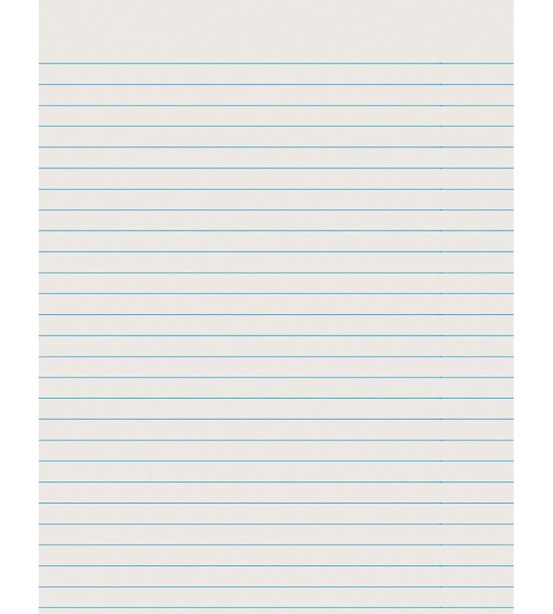 PAPER: Newsprint , 8-1/2" x 11", Ruled 3/4" x 3/8"