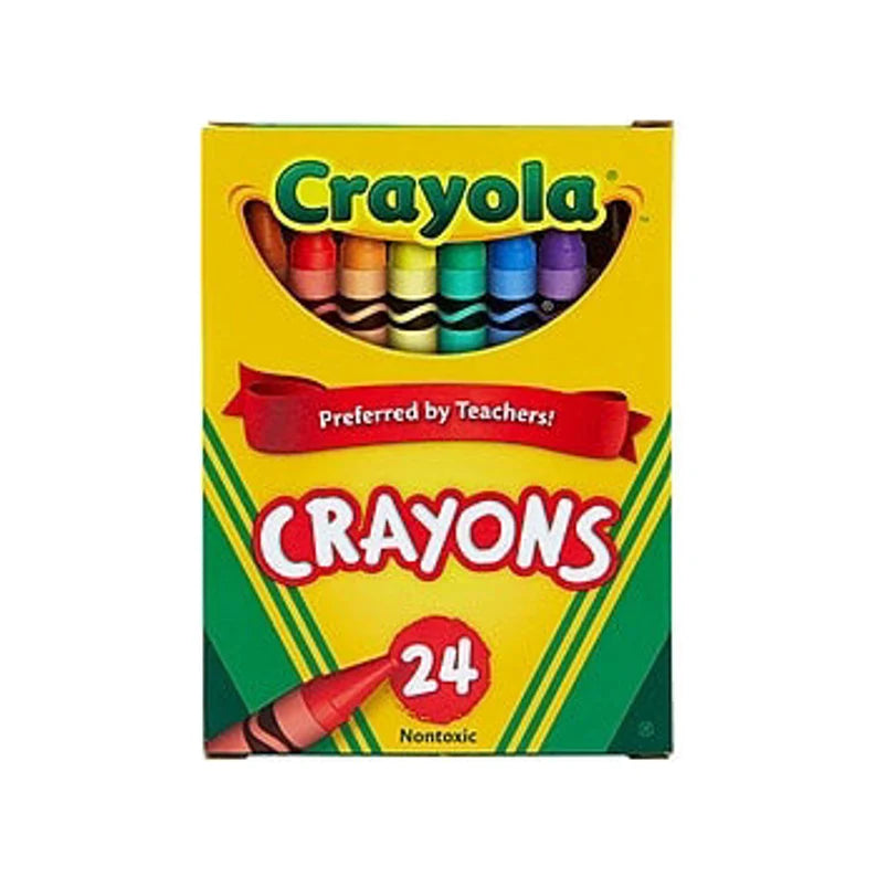 CRAYONS: CRAYOLA, 24 ct, tuck box