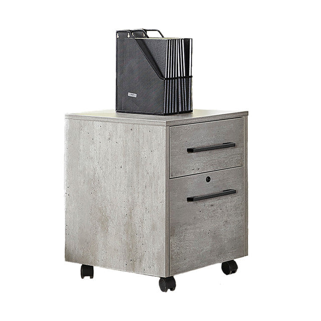 Artisan Mobile Pedestal - Box/File - Cement
