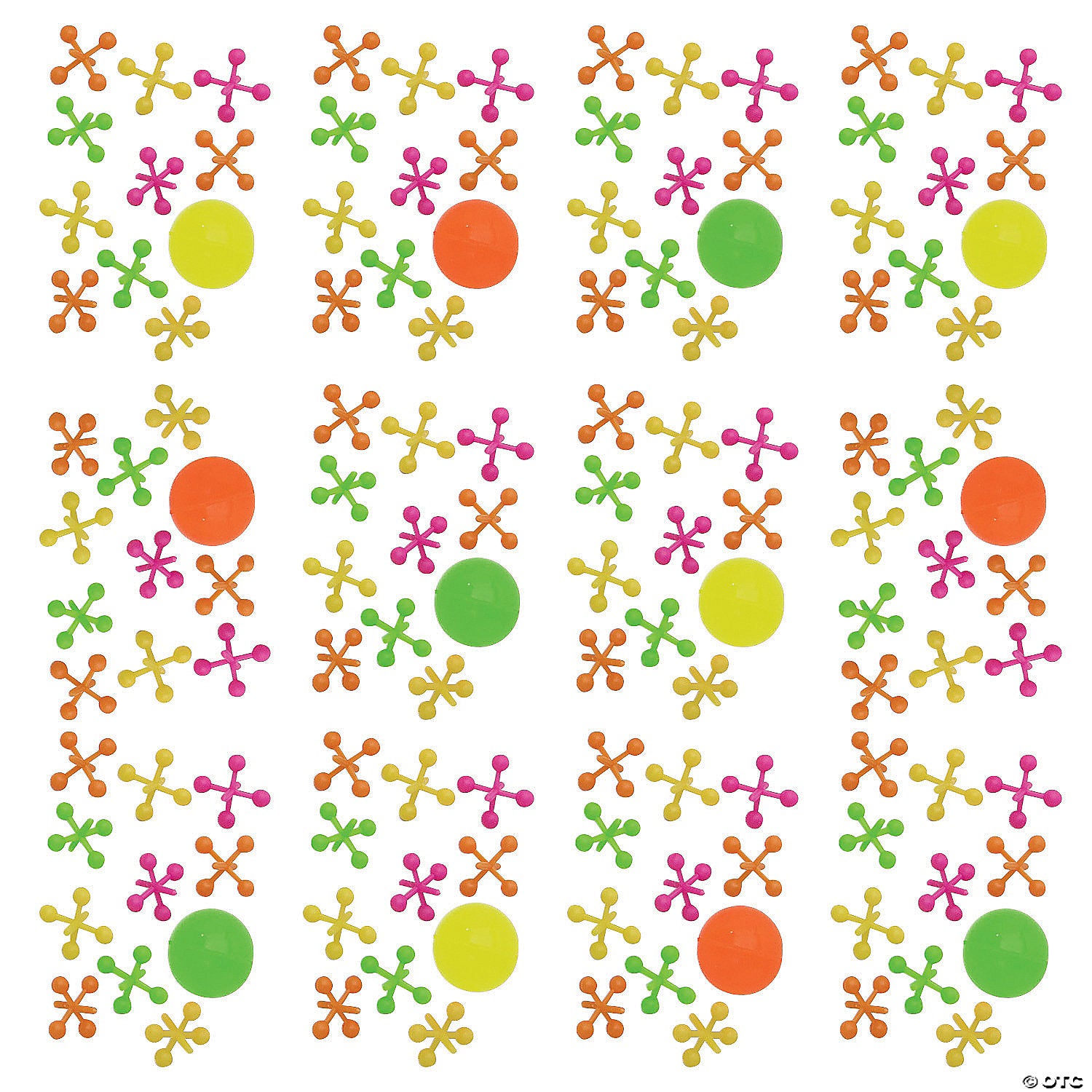 GAME: Jacks & Balls, 12sets/pk