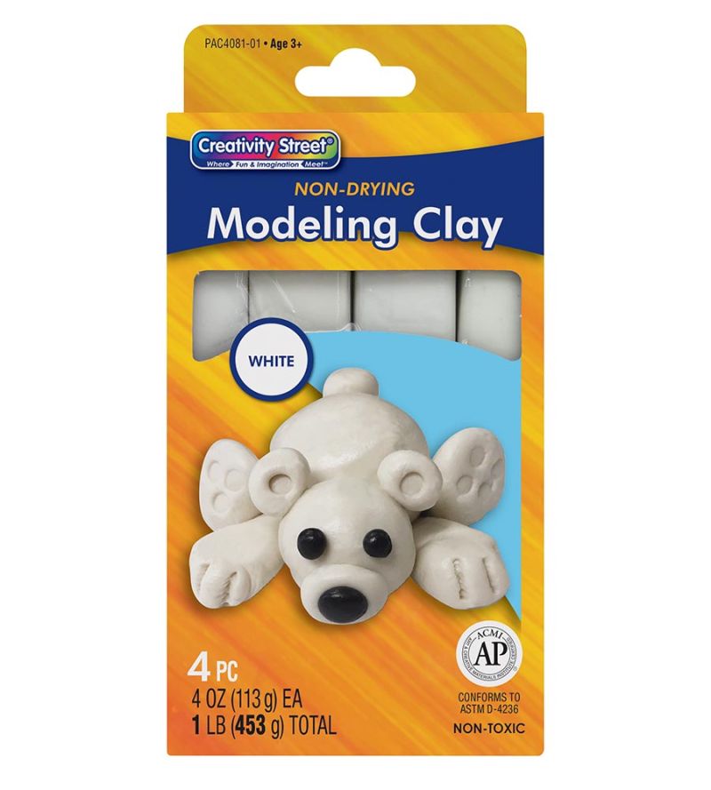 CLAY: Modeling clay, approx 3/4 lb total