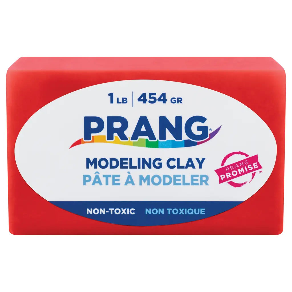 Prang Modeling Clay, Red, 1 Lb.
