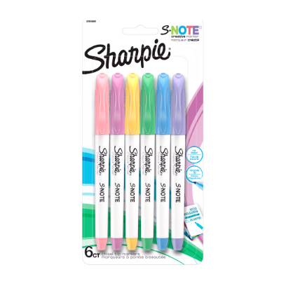 MARKER: Highlighter, PenStyle,Asst, 6/PK