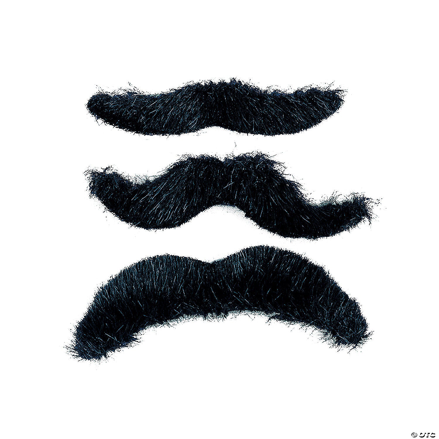 Mustache, Self Adhesive, 3 Per Card