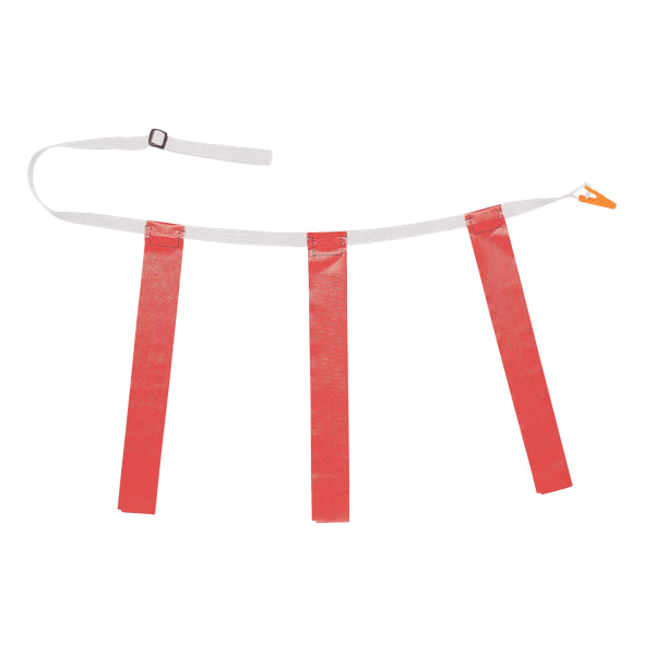 FOOTBALL FLAGS: 6 red, 6 yellow belts and flags sz SM