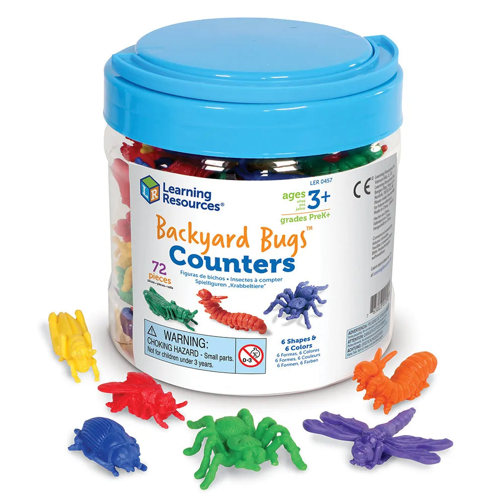 Backyard Bugs™ Counters, Set of 72