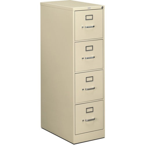 HON 510 Series 4-Drawer Vertical File, Letter Size, Putty