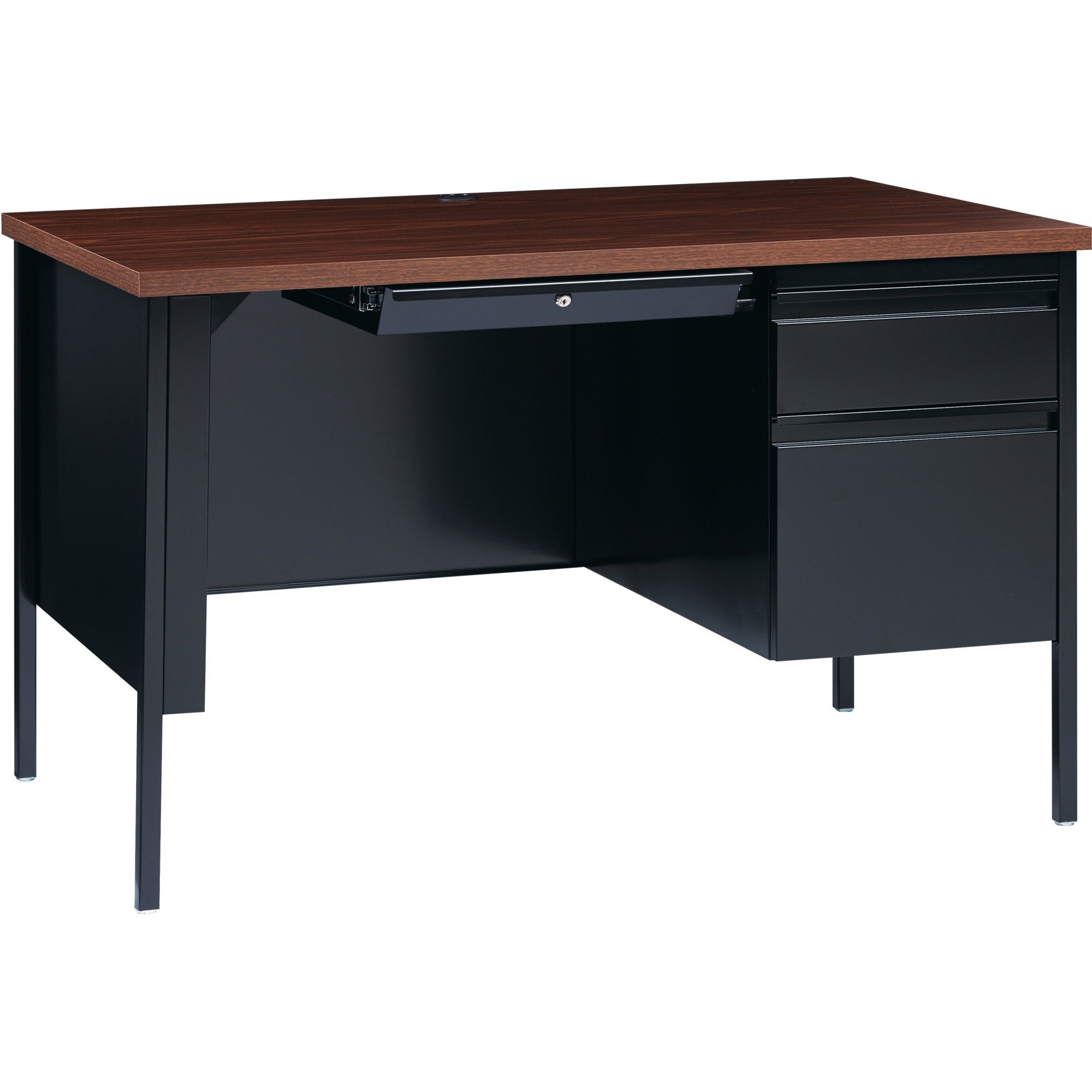 48" Right Single-Pedestal Desk