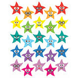 Regular Stickers- 1" Colorful Star