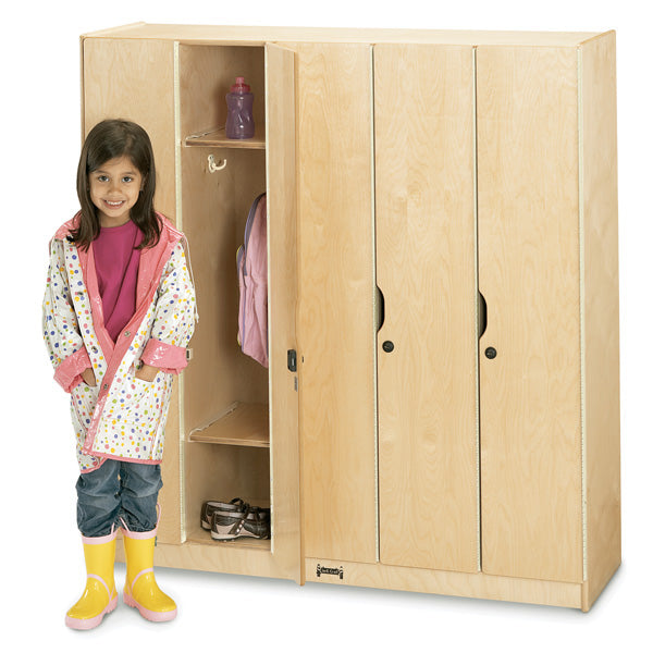 5 Section Lockers with Doors