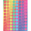 Regular Stickers- Colorful Swirl Stickers