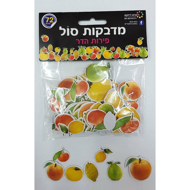 Foam Citrus Fruit Stickers
