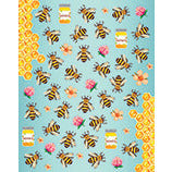 Bees & Flowers Stickers