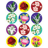 Big Real Flower Stickers