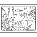 Color your own Puzzle Shabbos