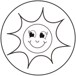 Color and Wipe Summer Sun Symbols