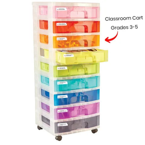 3-5 Bundle Maker Classroom Cart with Supplies