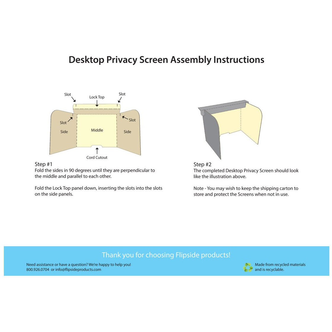 Desktop Privacy Screens