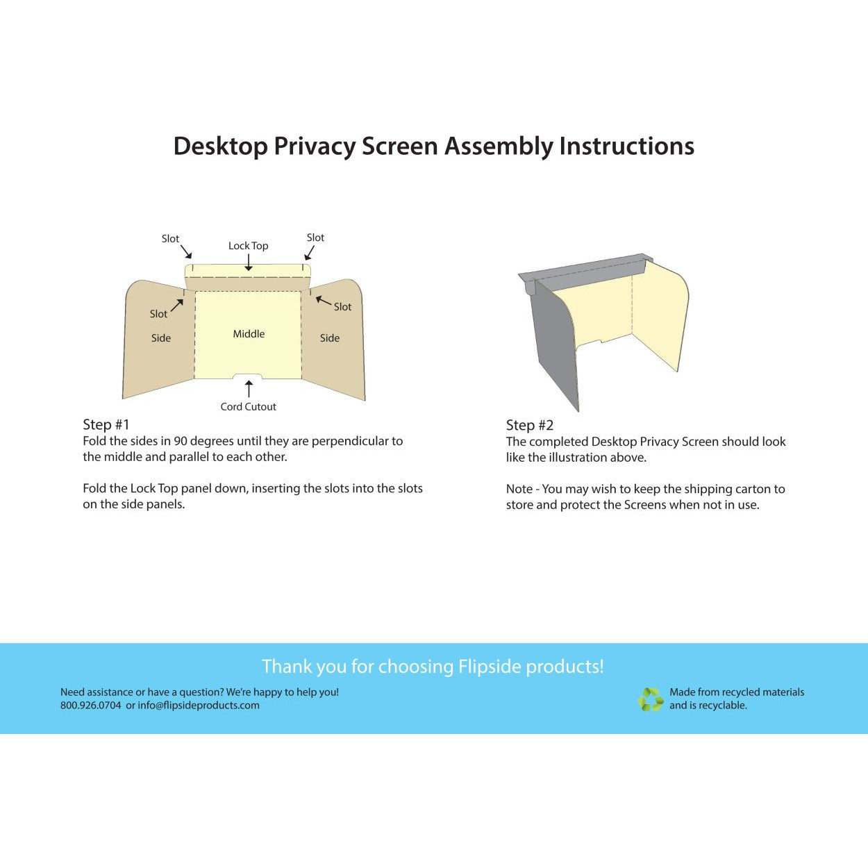 Desktop Privacy Screens