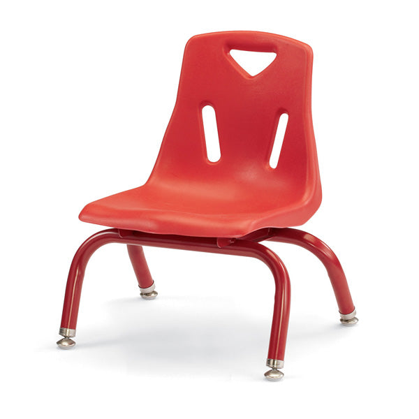 Berries® Stacking Chair with Powder-Coated Legs - 8" H