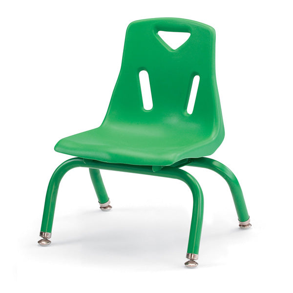 Berries® Stacking Chair with Powder-Coated Legs - 8" H
