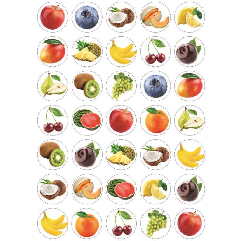 Fruit Stickers,