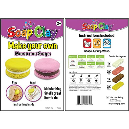 The Pencil Grip Soap Clay Kit- Macaroons